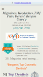 Mobile Screenshot of cliffsideparktmjdentist.com